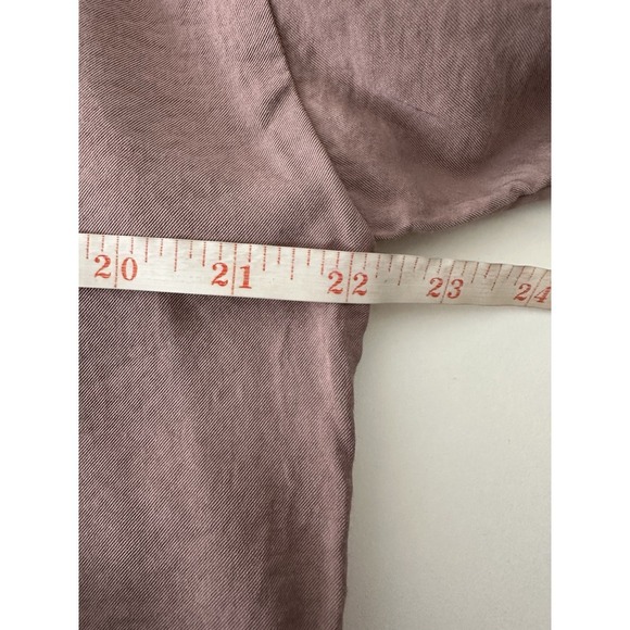 Madewell Top Women‎ Medium Relaxed Mauve Long Sleeve Formal Career Minimalist - Picture 6 of 8